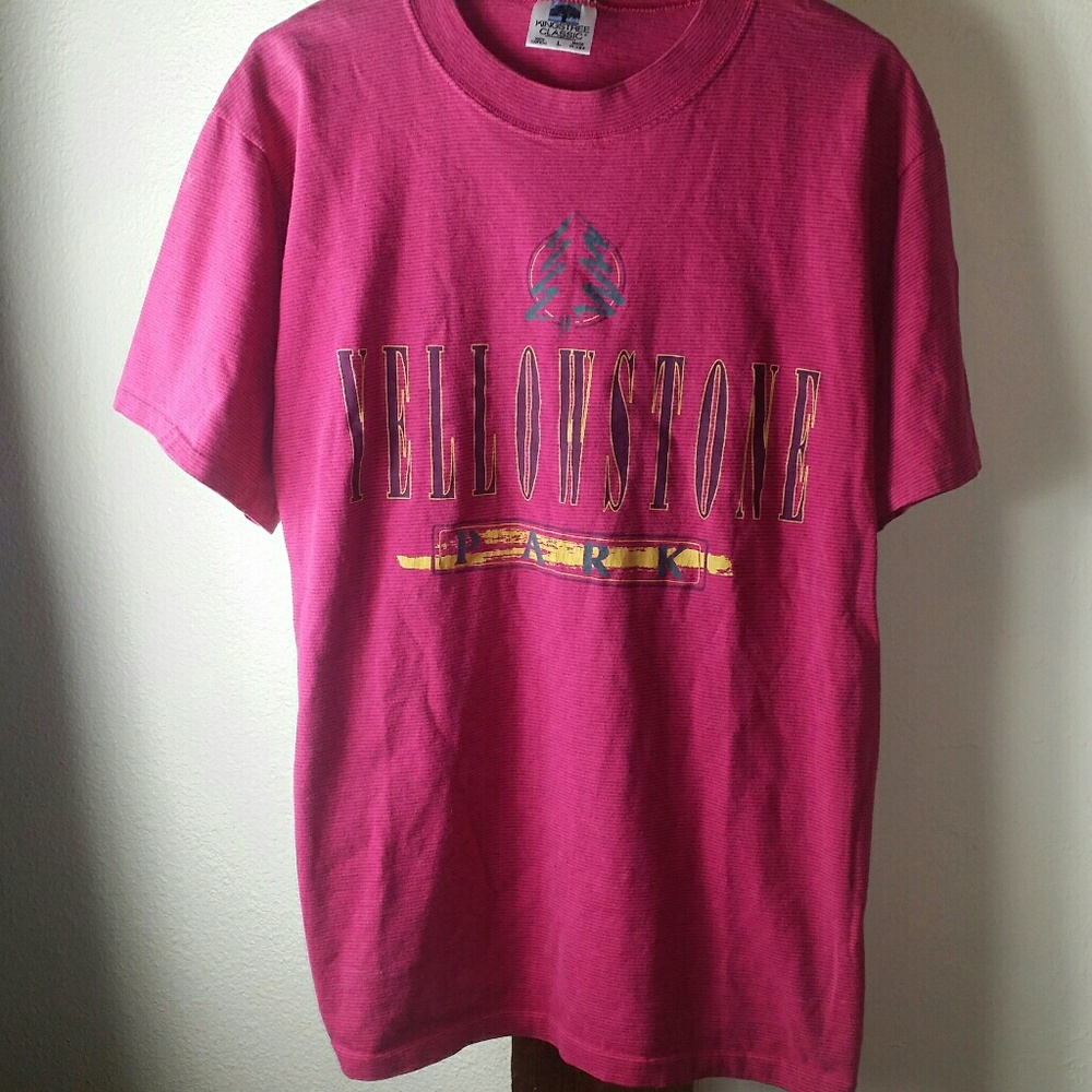 Vintage 90s Yellow Stone Tshirt